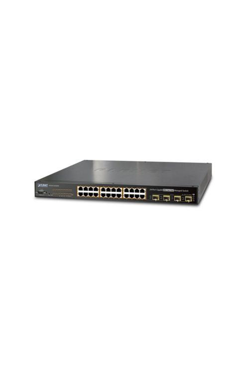 Ipv6 Managed 24-Port 802.3At Poe+ Gigabit Ethernet Switch + 4-Port Shared Sfp (440W)