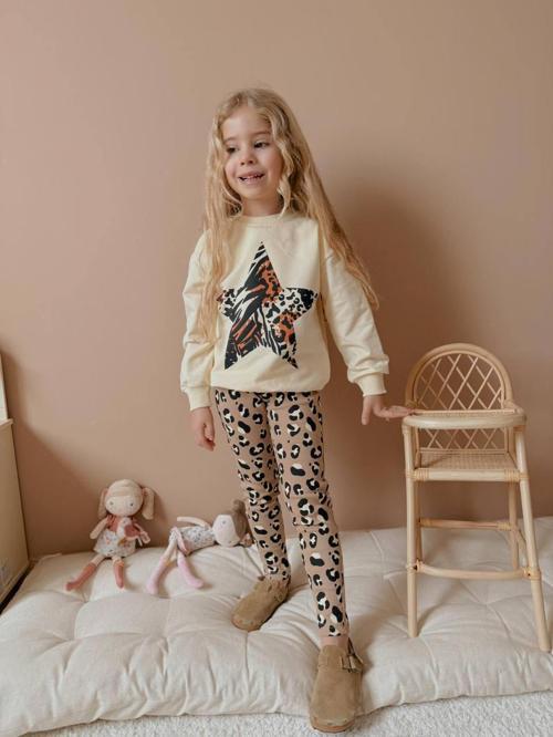 Kız Çocuk Fitilli Alt Üst Taytlı Takım 1678V