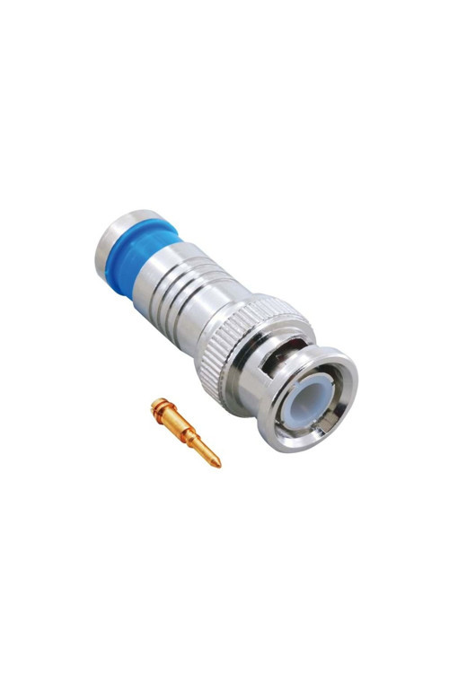 Bnc Erkek Rg59 Compression Konnektör - Nikel