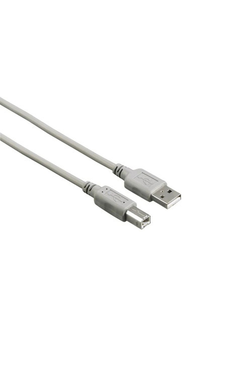 Usb-2.0 A - Usb-B Kablo, Gri 1.5M