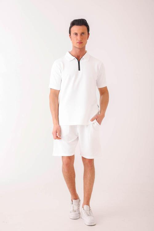 SOLARISCO Şort Takım - Beyaz