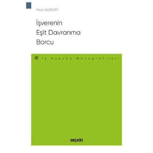 İşverenin Eşit Davranma Borcu Metin Bozkurt 2020/11