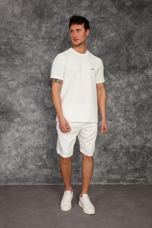 Lignis Şort Takım - Beyaz