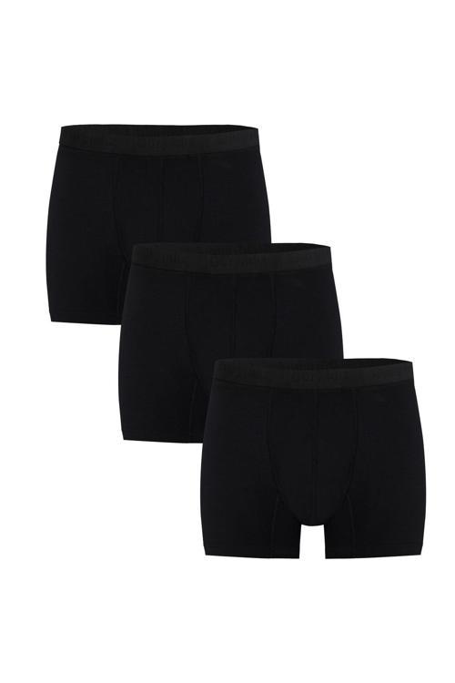 Vireo 3'lü Paket Boxer Seti - Siyah