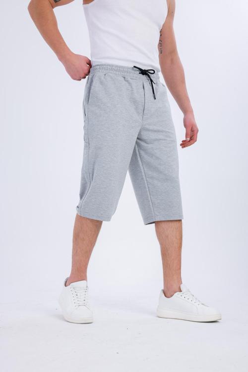 MOTIO Cepli Kapri Şort - Gri