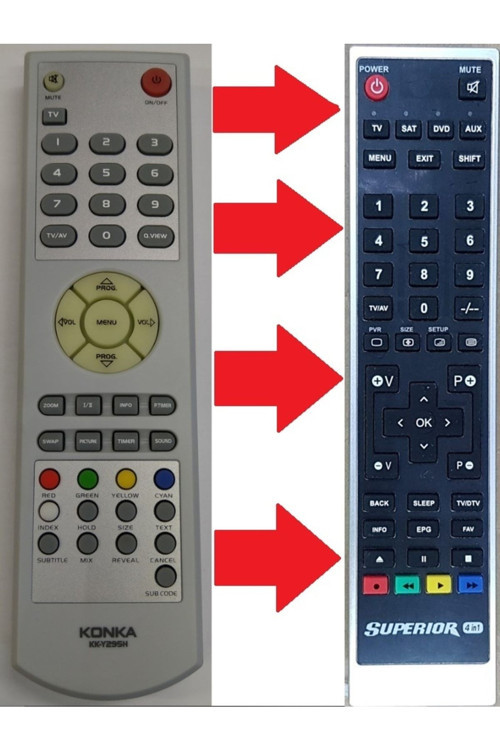 Kk-Y295H Lcd Led Plazm)A Tv Kumandası(7193