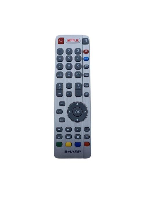 Sharp Aquos Netflix Youtube Lc-49Cug8052K Rmc0116-Rmc0117 Uzaktan Kumanda (Orjinal Ürün)