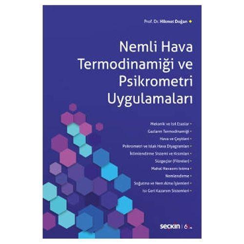 Nemli Hava Termodinamiği ve Psikrometri Uygulamaları Hikmet Doğan 9 2020/01