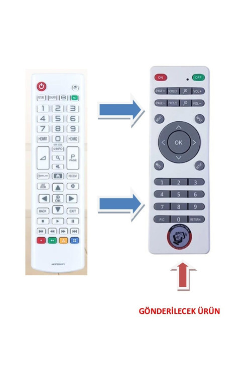 Lg Pf50Kg-Gl / Hf85Jg-Gl / Pf50Ks Akb75095371 Akb75095372 Projeksiyon Cihazı Kumandası