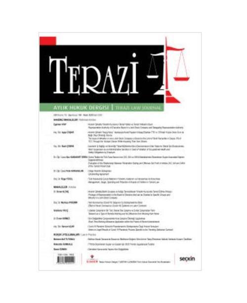 Terazi Hukuk Dergisi S:164 Nisan 2020 Terazi Dergisi 146 2020/04