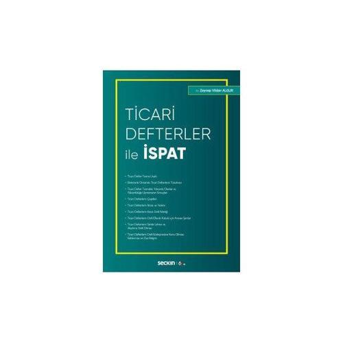 Ticari Defterler İle İspat Zeynep Vildan Algur 2020/01