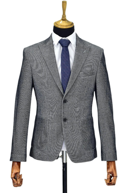 Erkek Tek Spor Ceket Çift Yırtmaçlı BGL-ST04512