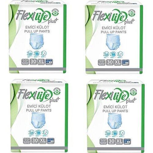 Plus Emici Külot Ekstra Büyük Boy Xlarge 30'lu 4 paket / 120 adet
