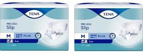 Proskin Slip Plus 6 damla Orta Boy Medium Belbantlı Hasta Bezi 30'lu 2 paket / 60 adet