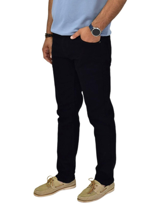 Erkek Regular Fitt Siyah Jeans Pantolon 320 BGL-ST04608