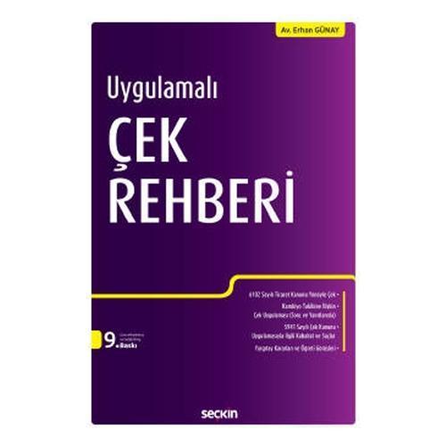 Uygulamalı Çek Rehberi (9.Baskı) Erhan Günay 135 2020/10