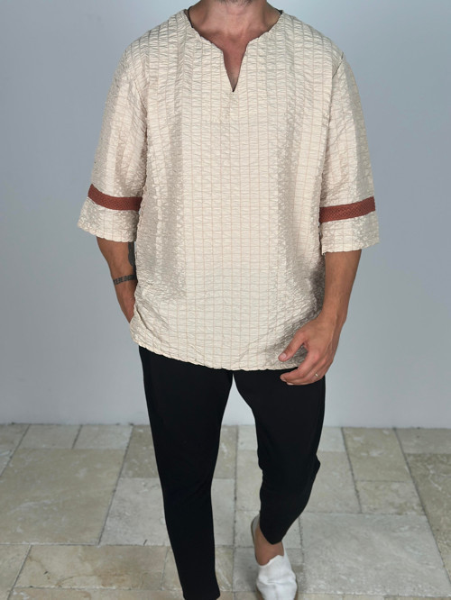Fakir Kol Bej T-Shirt
