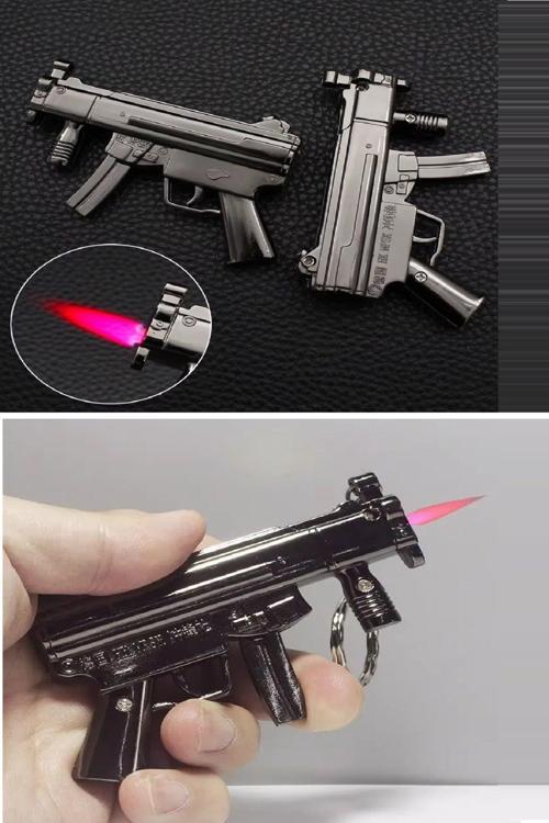1 Ad Mp5 Makineli Tüfek Figür Çakmak Şık Renkli Çakmak Özel Hediyelik Koleksiyon Çakmak