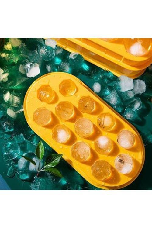 13 Bölmeli Kristal Buz Yapma Kalıbı Yuvarlak Kristal Buzluk
