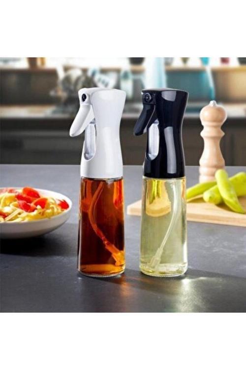 200 Ml Dekoratif Tabancalı Spreyli Cam Şişe Tetikli Tava Airfryer Yağdanlık Spreyi