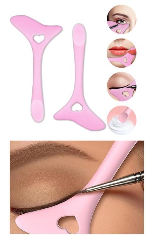 Çok Fonksiyonlu Makyaj Aplikatörü Rimel Eyeliner Ruj Sürme Aparatı - Maske Krem Spatulası