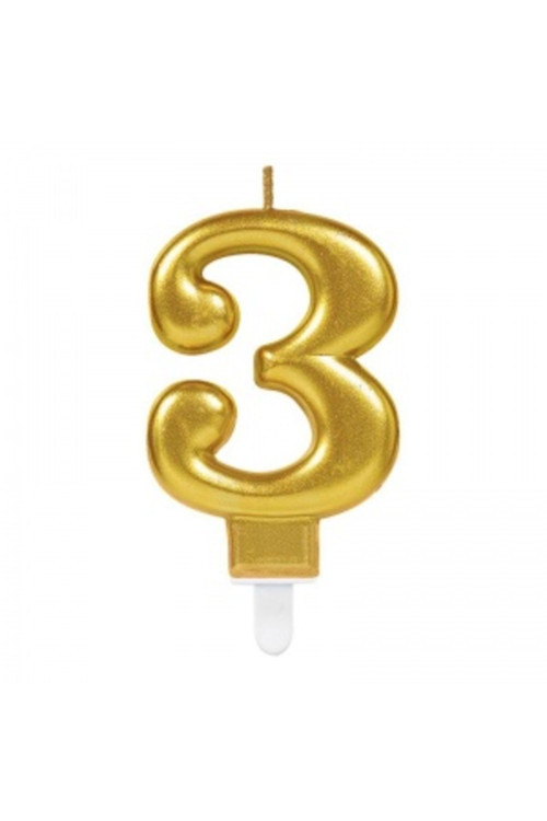 3 Rakam Mum Gold Renk (4415)