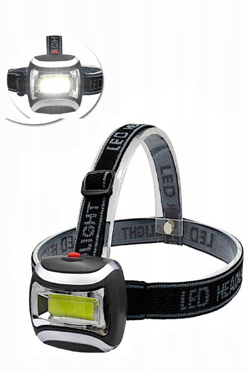 3 Watt 200 Lümen Led Süper Parlak Çalışma Ve Kafa Feneri Kampçı Balıkçı Sos Kafa Lambası