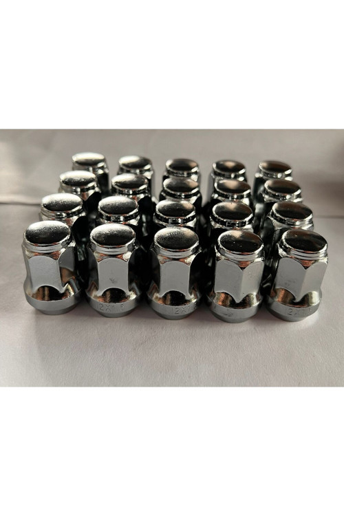 Aa17'' Krom Somun 12X1.50 20'Li Set - Ford Honda Toyota Hyundai Uyumlu