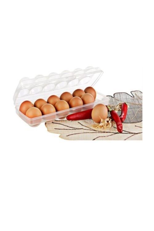 Buzdolabı Içi Yumurta Saklama Kabı - Şeffaf 12 Bölmeli Ymurtalık