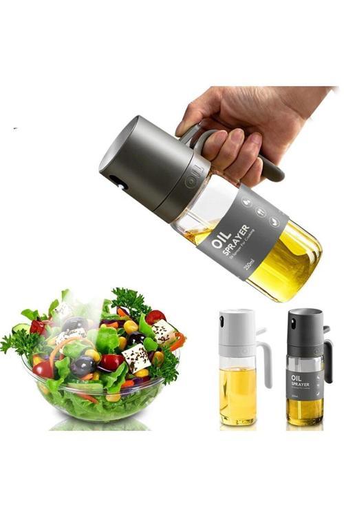 250 Ml Kulplu Cam Yağ Limon Sos Spreyi Yağ Şişesi Yağdanlık Zeytinyağı Limon Püskürtücü