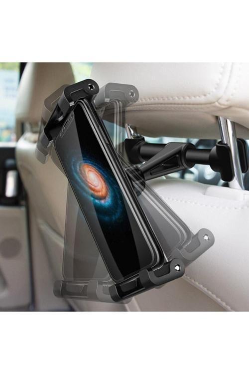 360 Derece Dönebilen Araç Koltuk Arkası Telefon Tablet Tutucu Ayarlanabilir Pratik Stand