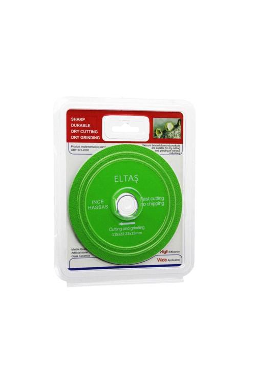 Cam Kesme  Yeşil Hassas Kesici Disk - Taşlama  115X22X23X15Mm (4415)
