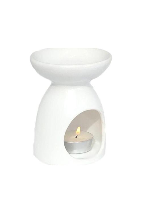 Dekoratif Beyaz Buhurdanlık Mum