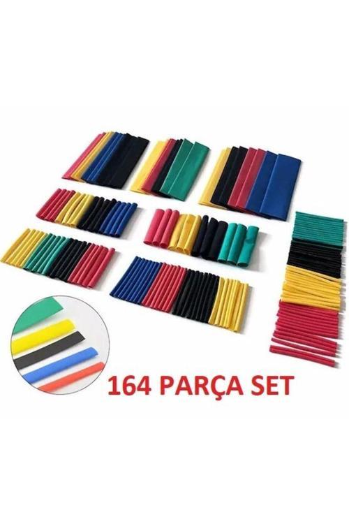 164 Parça Set Kablo Bağlantı Noktası Koruyucu Isıyla Daralan Makaron Kablo Koruyucu Kılıf