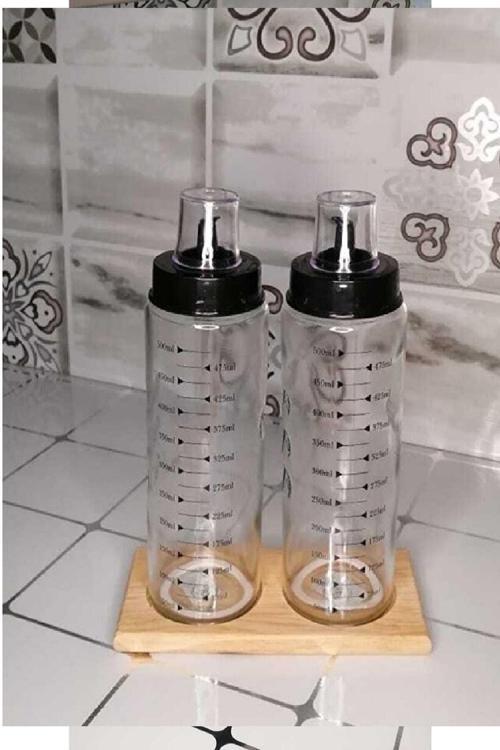 Ahşap Yağdanlık Altlığı 2 Bölmeli Yağlık Sosluk Standı
