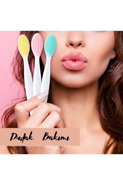 2 Adet Dudak Fırçası Peeling Etkili G Ek Siyah Nokta Akne Çift Yönlü Fırça