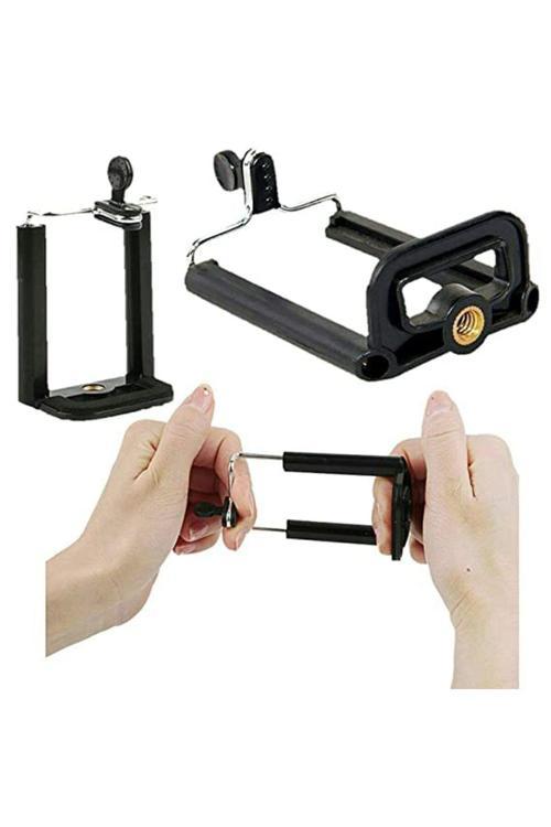 Cep Telefonu Tutucu Tripod Standı Bağlantısı Dijital Kamera İçin Taşınabilir Başlık 8.5 Cm Genişlik