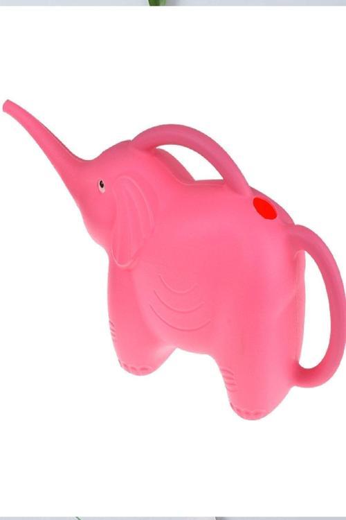 Fil Tasarımlı Çiçek - Bahçe - Saksı Sulama Kabı Sevimli Fil Sulama Kabı Plastik 2,2 Litre