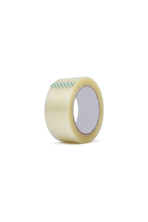 1 Adet Şeffaf Koli Bandı 45 Mm X 100 Mt Güçlü Yapışkan Paketleme Bandı