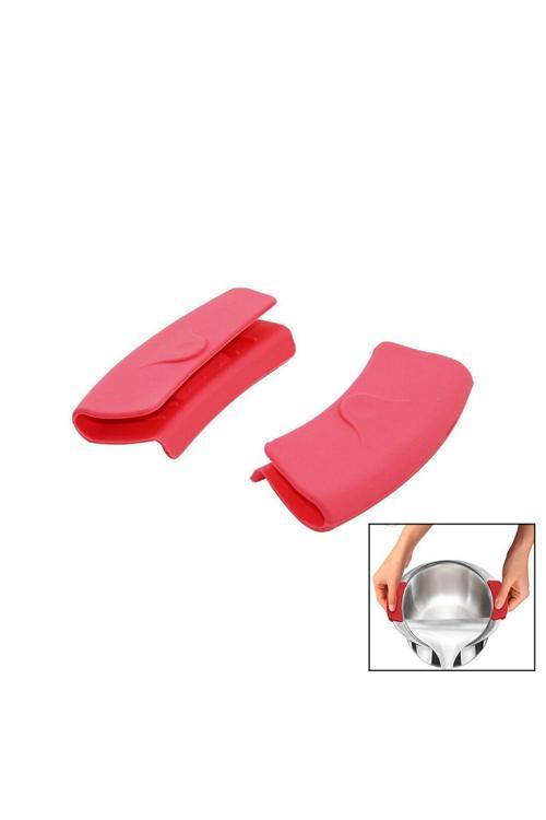2Pcs   Silikon  Tencere Tava Tutucak (4415)