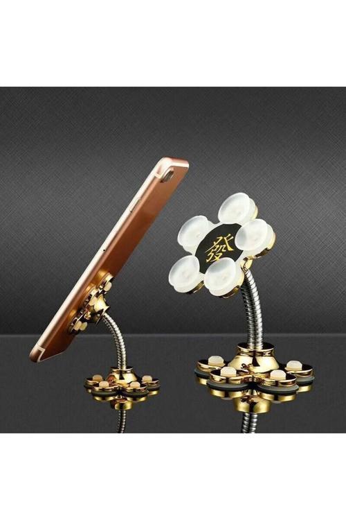 Çift Taraflı Vantuzlutelefon Tutucu Araç Torpido Masaüstü Güçlü Vantuzlu Tablet Telefon Tutucu Stand