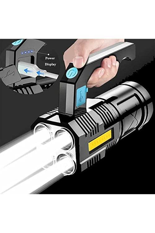 5W Usb Şarjlı El Feneri (4415)