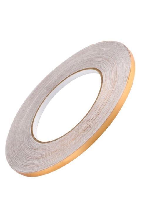 Gold Fayans Arası Şerit Bant (0.5 Cm 50 Metre ) - Banyo Dekorasyon Fayans Derz Şerit Yapışkan