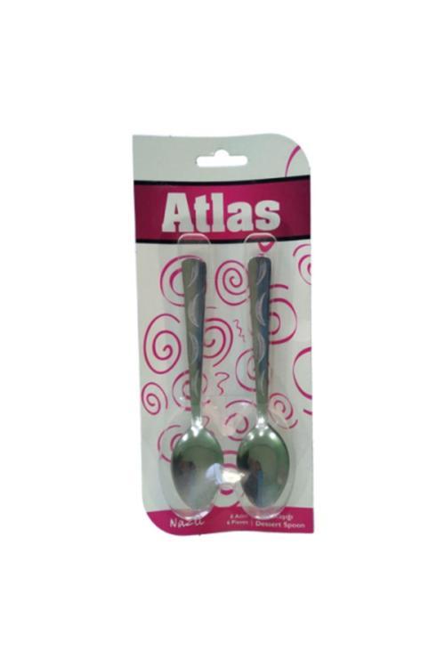 6 Parça  Metal Tatlı Kaşık (4415)