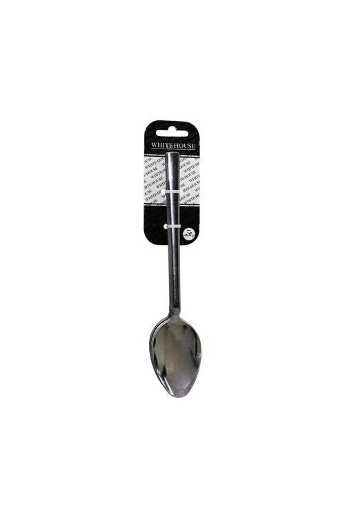 6 Parça Eko Çubuk Sade Metal Yemek Kaşık 2Mm (4415)