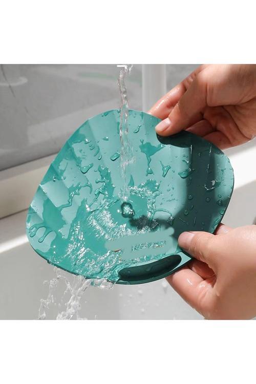 Gri Kötü Koku Önleyici Silikon Mat Banyo Mutfak Lavabo Balkon Gider Tıpası Kapağı Böcek Önleyici