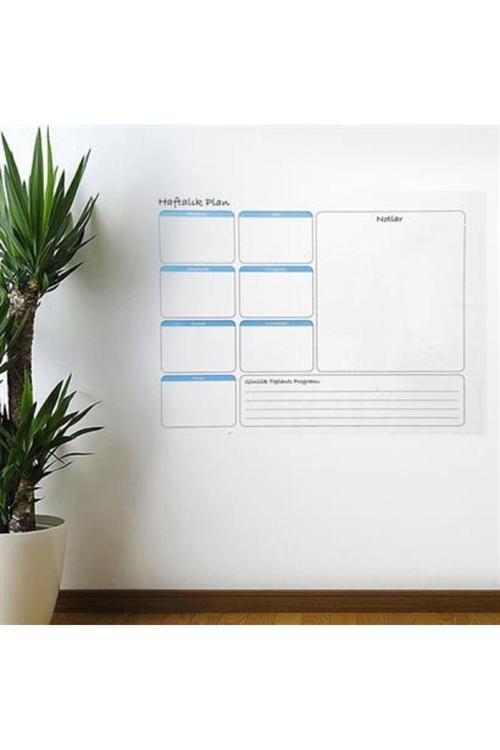 Haftalık Planlayıcı Manyetik Duvar Erı Takvim 100 Cm X 60 Cm