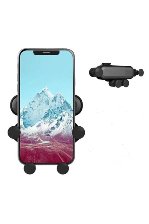 Klima Izgara Uyumlu 4 Nokta Destekli Araç Içi Cep Telefonu -Navigasyon Sabitleyici Tutucu Aparat