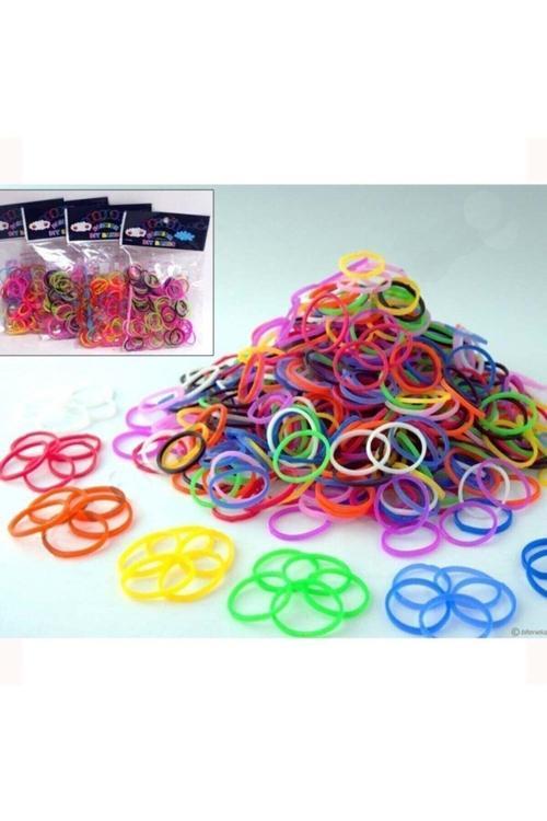 Lastik Örgü Bileklik Ve Kolye Yapma (Yapım) Seti 3 Paket Loom