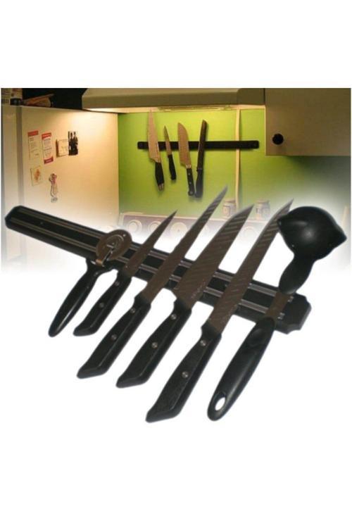 Mıknatıslı Paslanmaz Duvar Bıçak Askısı Standı 55 Cm Aparat (4415)